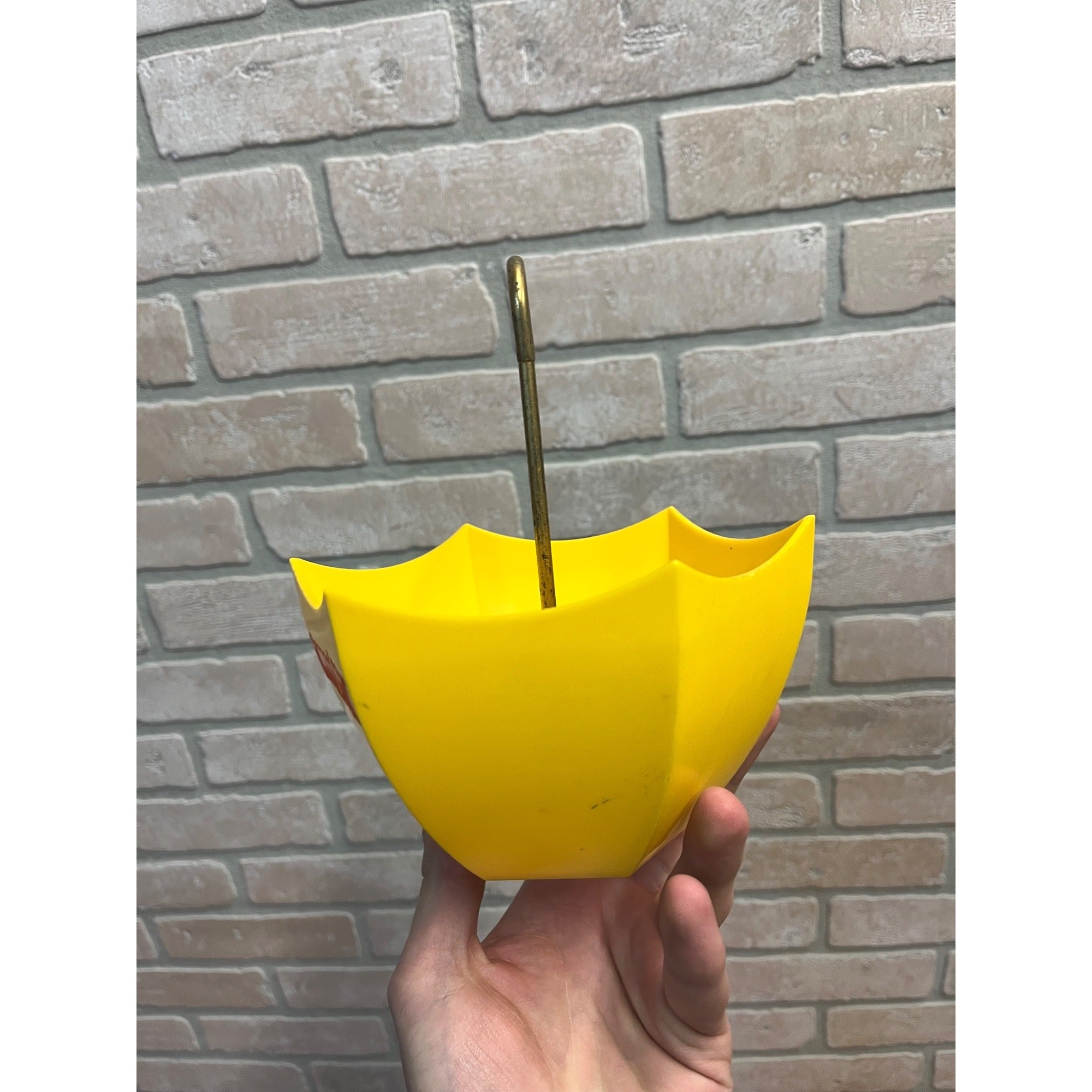 Vintage Gordon's Gin Barware Umbrella Caddy Straw / Cocktail Mix Swizzle Holder