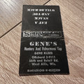 Vintage Genes Hunter Fisher Tap West Allis Wisconsin Advertising Matchbook