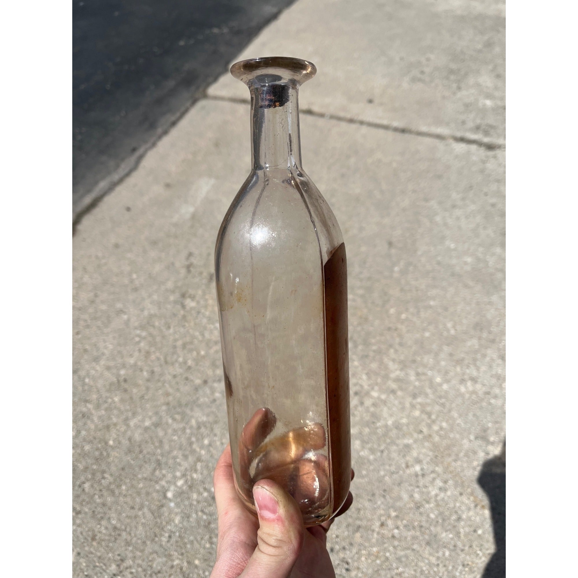 Vintage 1900s Nelson Baker Co. Detroit Michigan Tonic Apothecary Bottle Medicine