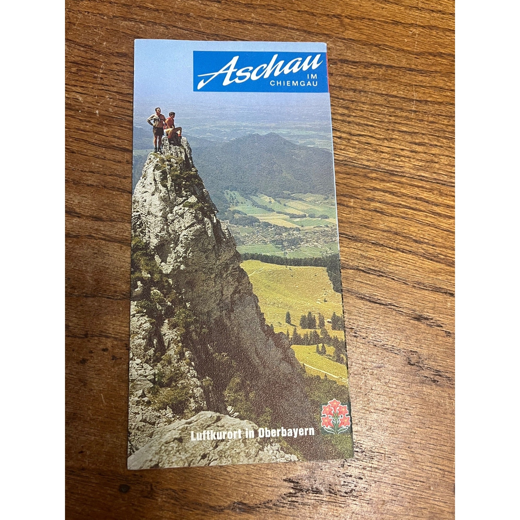 Vintage 1960s Aschau im Chiemgau Bavaria Germany Tourist Travel Brochure Souvenir