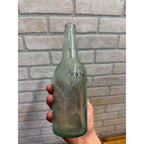 1910s Port Washington Wisconsin Amber Beer Bottle Embossed Brewing Co Clear