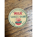 Milk Bottle Cap - Sunlite Dairy - Oshkosh, WI Wisconsin Pasteurized Milk