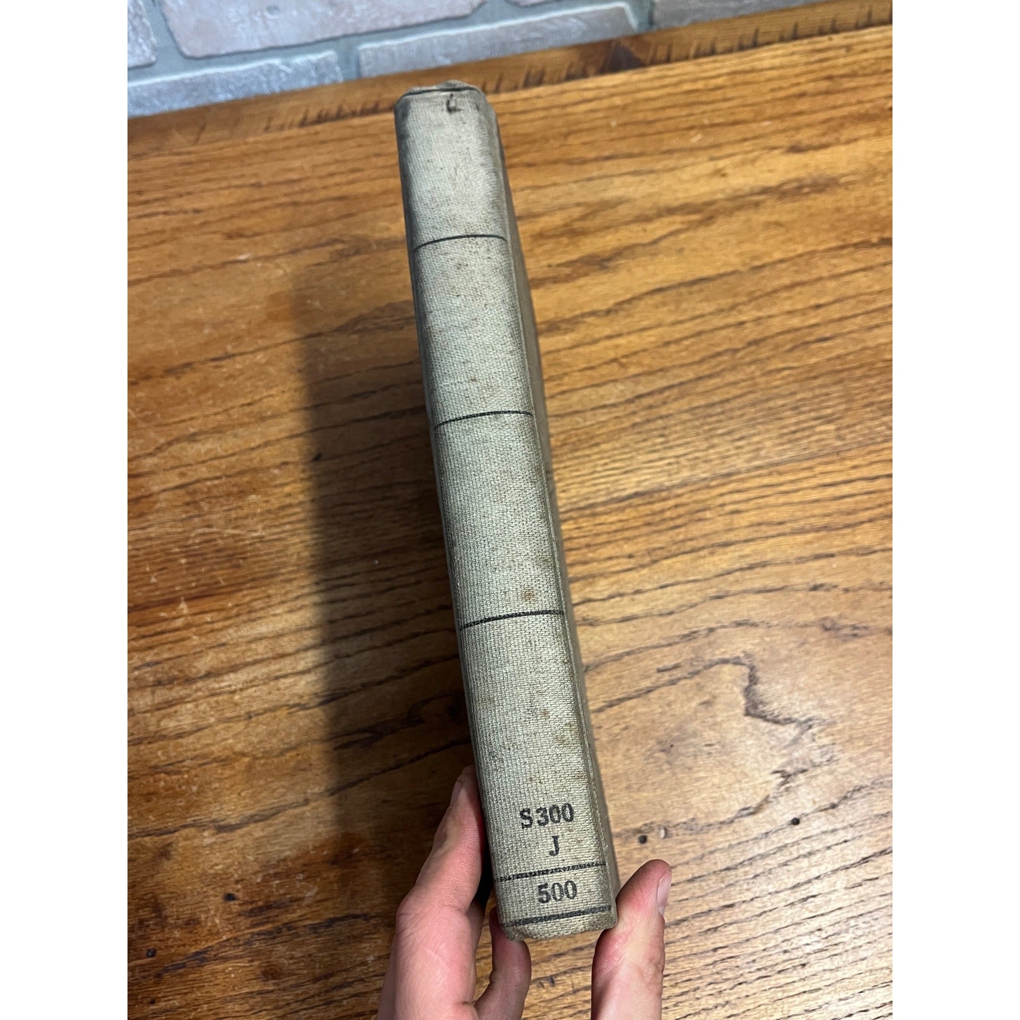 Vintage 1938 Accounting Ledger Hardcover Book Welding Repair Garage