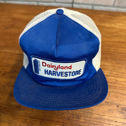 SCARCE Dairyland Harvestore Made in USA Snapback Hat Farm Dairy