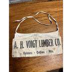 Vitnage Voigt Lumber Valders Collins Wis Lumber Nail Apron Sack Tool