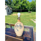 Vintage Rowe Pottery Works Stoneware Crock Table Lamp Cambridge Wis 1993