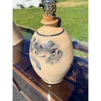 Vintage Rowe Pottery Works Stoneware Crock Table Lamp Cambridge Wis 1993