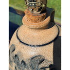 Vintage Rowe Pottery Works Stoneware Crock Table Lamp Cambridge Wis 1993