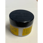 Vintage Carmex Cold Sores Milk Glass Jar Medicine - Empty - Physician Remedy