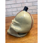 RARE Vintage Halloween Gurley Novelty Figural Wax Candle Bleeding Skull