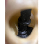 RARE Vintage Halloween Gurley Novelty Figural Wax Candle Bleeding Skull