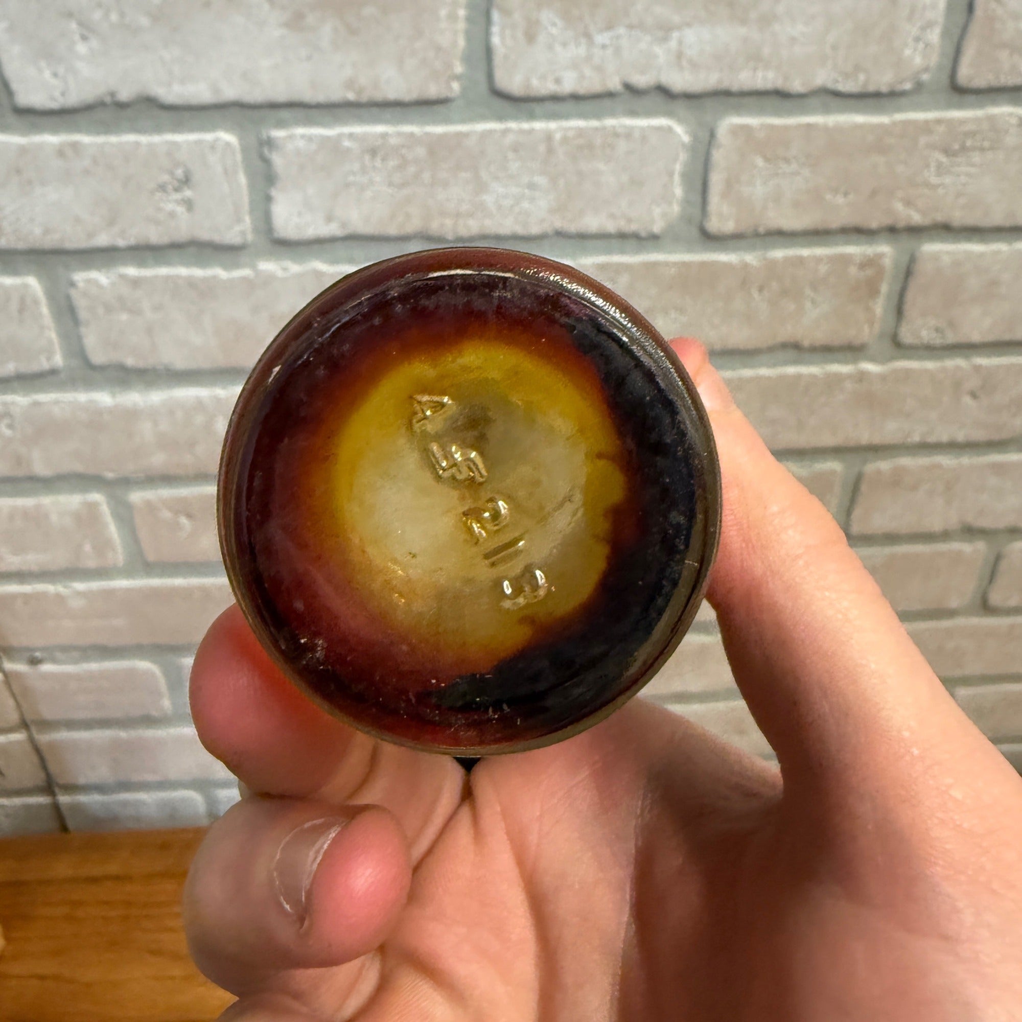 Vintage 1950s Bay Rum Hair Grooming Empty Bottle Barber Shop