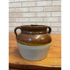 Antique Hotmar Hardware Princeton Wis Wisconsin Advertising Stoneware Bean Pot