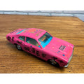 Vintage Bandai Hot Pink Ford Maverick Coupe Battery Operated Tin Toy Car