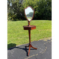 Antique Edwardian Mahogany Inlaid Shaving Stand Dressing Mirror Vanity c1900