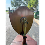 Antique Edwardian Mahogany Inlaid Shaving Stand Dressing Mirror Vanity c1900