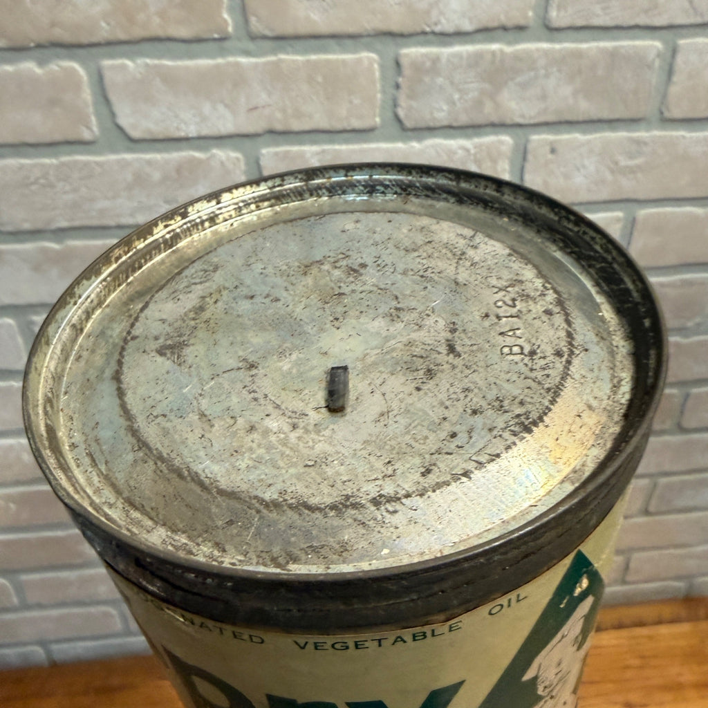 Vintage Empty Spry Pure Vegetable Shortening Lever Brother Co. 3lb Tin