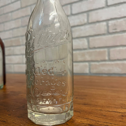 Vintage Victoria Springs Ritters Embossed Soda Bottle Cedarburg Wisconsin WI