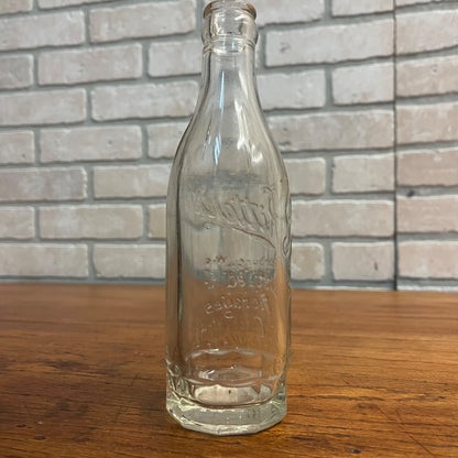 Vintage Victoria Springs Ritters Embossed Soda Bottle Cedarburg Wisconsin WI