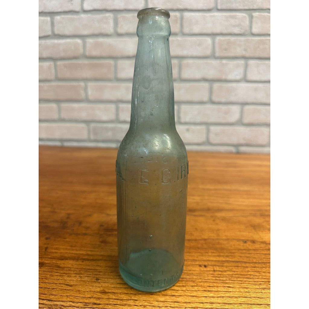 Pre-Pro E.G. Irvin Steelton PA Soda Beer Bottle 12oz Embossed Aqua Blue