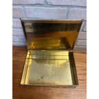 Vintage 1920s Uneeda Biscuit Metal Tin Box Featuring Pastoral Scenes Hinged