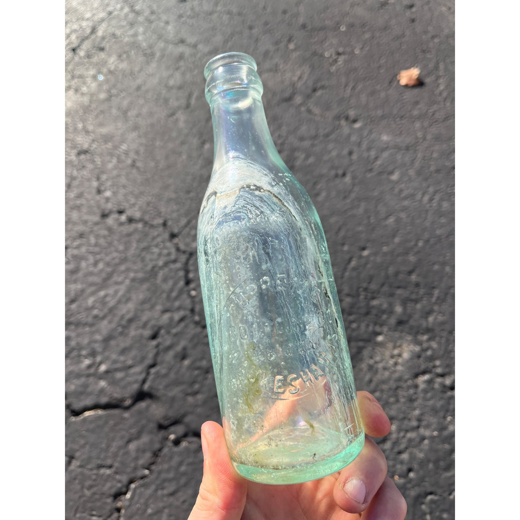 Supreme Bottling Co. c1920s Waukesha Wis Blue Soda Beer Bottle 8oz