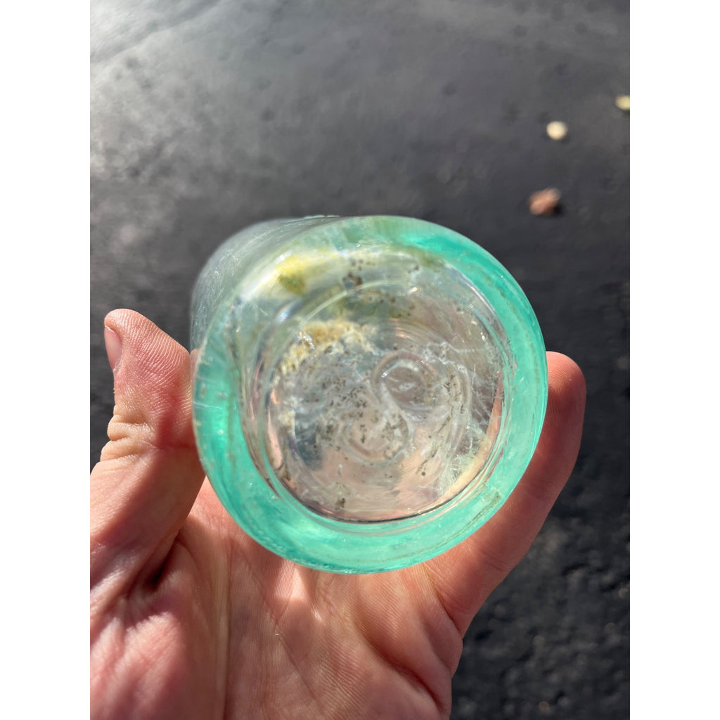 Supreme Bottling Co. c1920s Waukesha Wis Blue Soda Beer Bottle 8oz