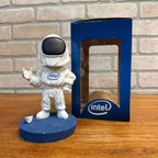 RARE INTEL Bobblehead 'Moon Man' Pen Holder 2004 COLLECTORS ED w/ Box