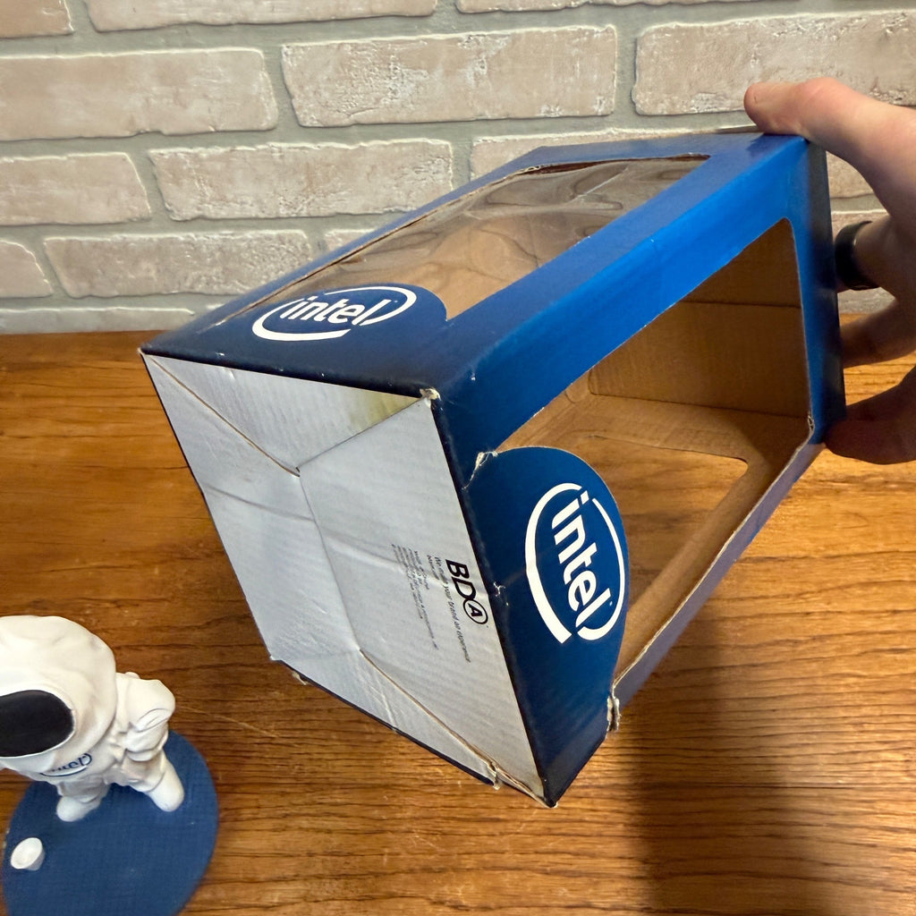 RARE INTEL Bobblehead 'Moon Man' Pen Holder 2004 COLLECTORS ED w/ Box