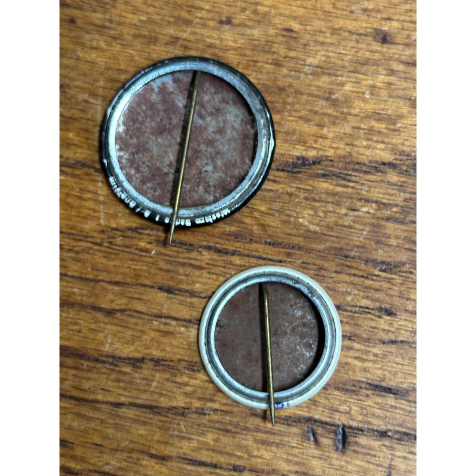 1968 Hubert Humphrey & Muskie President Campaign Button Pin Presidential Lot (2)