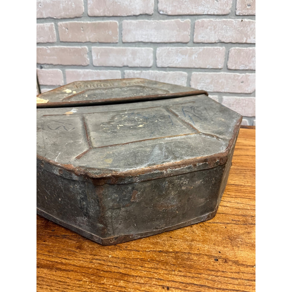 Vintage Warner Bros Industrial Movie Reel Film Canister Case Carrier