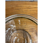 Vintage 1920s La Palina Quality Congress Cigar Co Clear Glass Jar Humidor w/ Lid