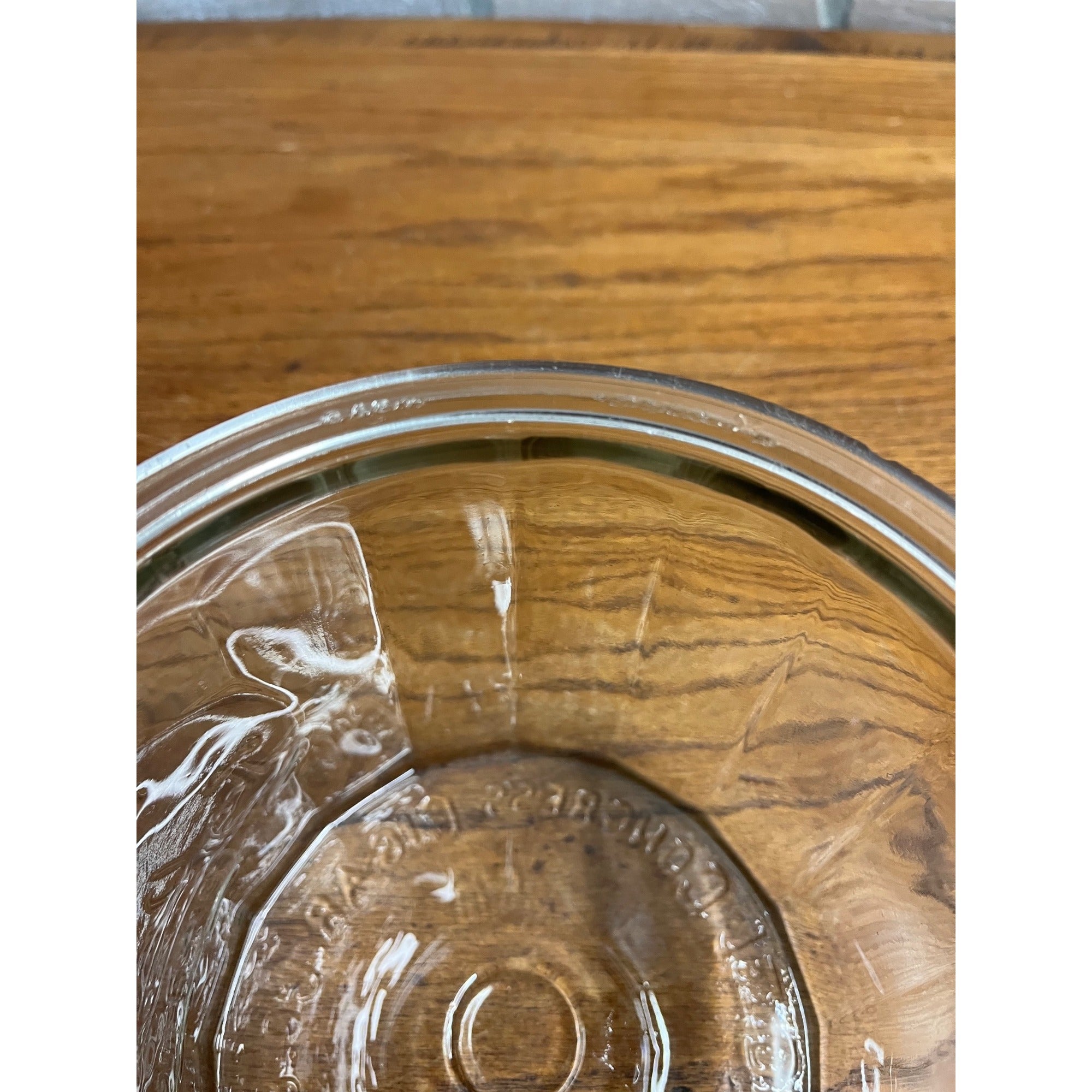 Vintage 1920s La Palina Quality Congress Cigar Co Clear Glass Jar Humidor w/ Lid