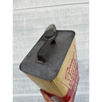 RARE Vintage Mobiloil Wadhams 1940 Close-Out 3 Gallon Motor Oil Can Gargoyle