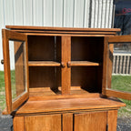 Antique Primitive Child's Stepback Hutch Farmhouse