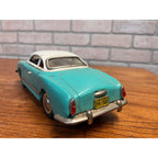 Vintage 1950s Volkswagen Karmann Ghia MF-743 Tin Friction Toy Car Sedan Aqua