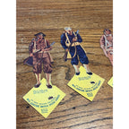 Vintage WWII Johnston's Cookies Soldiers Cardboard Doll Premiums