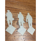 Vintage WWII Johnston's Cookies Soldiers Cardboard Doll Premiums