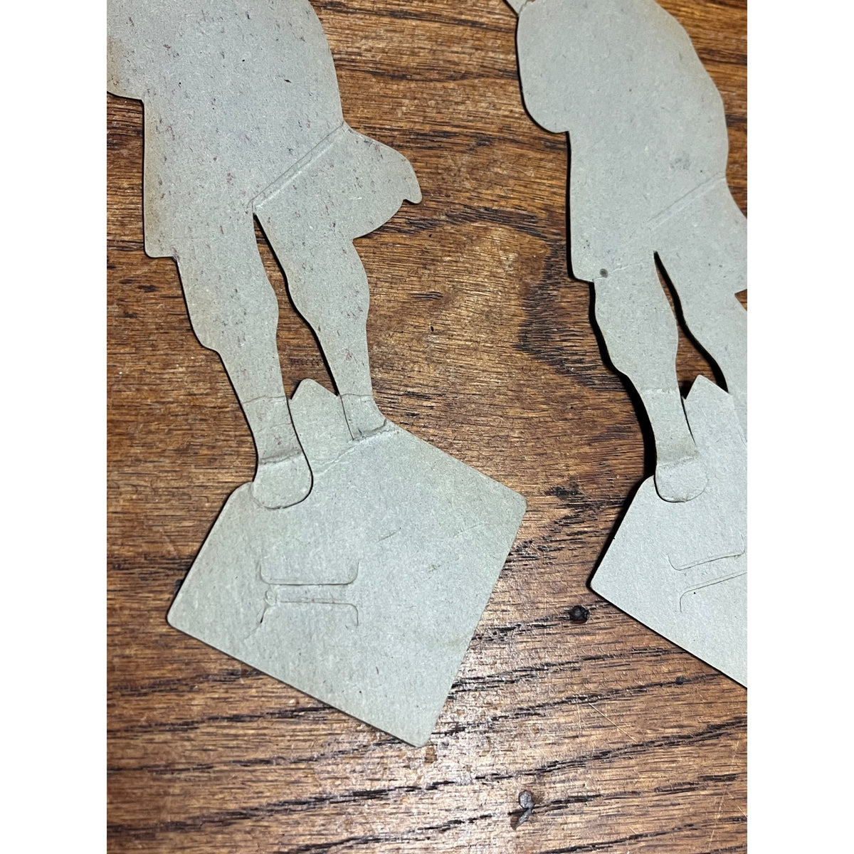 Vintage WWII Johnston's Cookies Soldiers Cardboard Doll Premiums