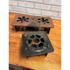 Vintage Sterno Folding Cook Stove Camping Hunting Double & Single Lot 2 - As-Is