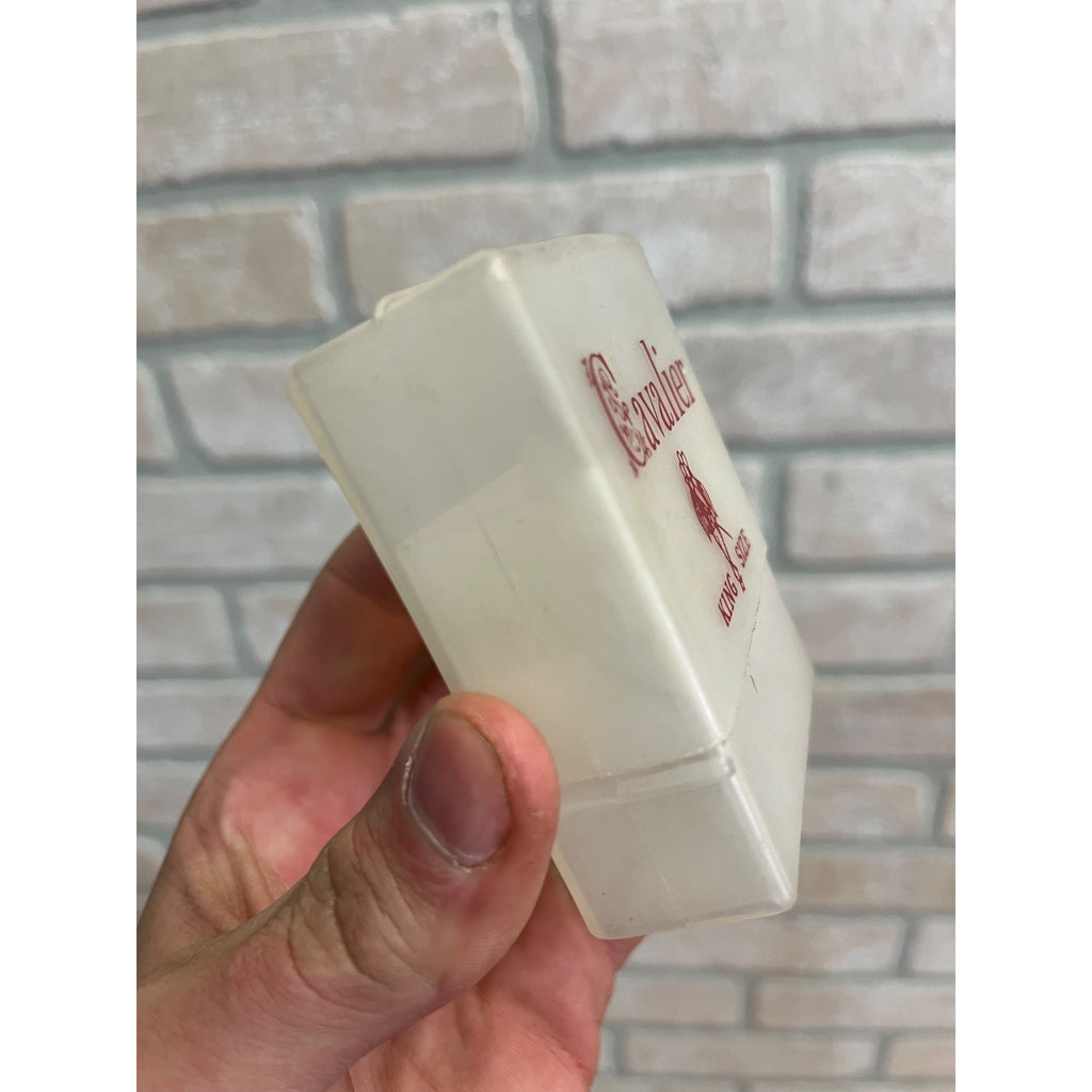 Vintage Cavalier Cigarettes Promo Advertising Plastic Case Pack Holder