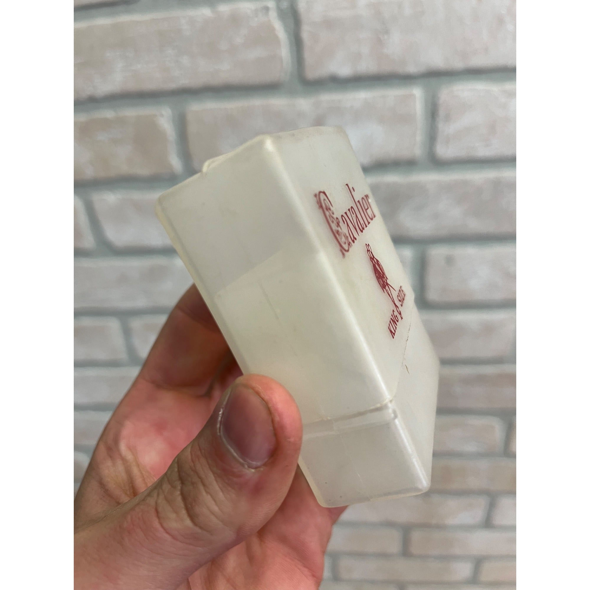 Vintage Cavalier Cigarettes Promo Advertising Plastic Case Pack Holder