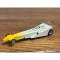 Vintage Aurora AFX Furious Fueler Yellow & White Dragster HO Slot Car