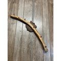 Antique Primitive Folk Art Butcher's Wooden Hog Gambrel Hat Hook Wall Mount OOAK