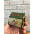 Vintage Salted Peanut Tin Home of Good Nut House Cabin Advertising Lynn MA