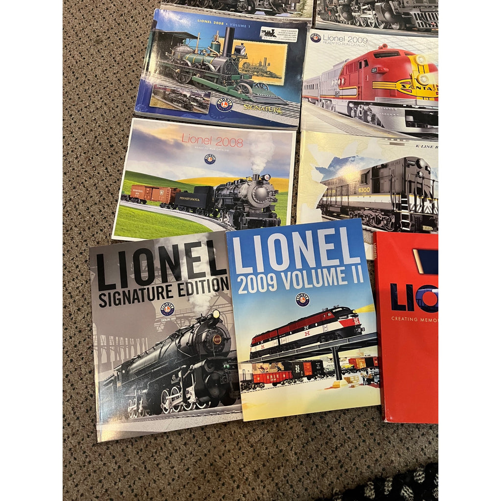 Vintage Lionel Classic Model Trains Advertising Catalogs 2001-2011 + 2018, 2019