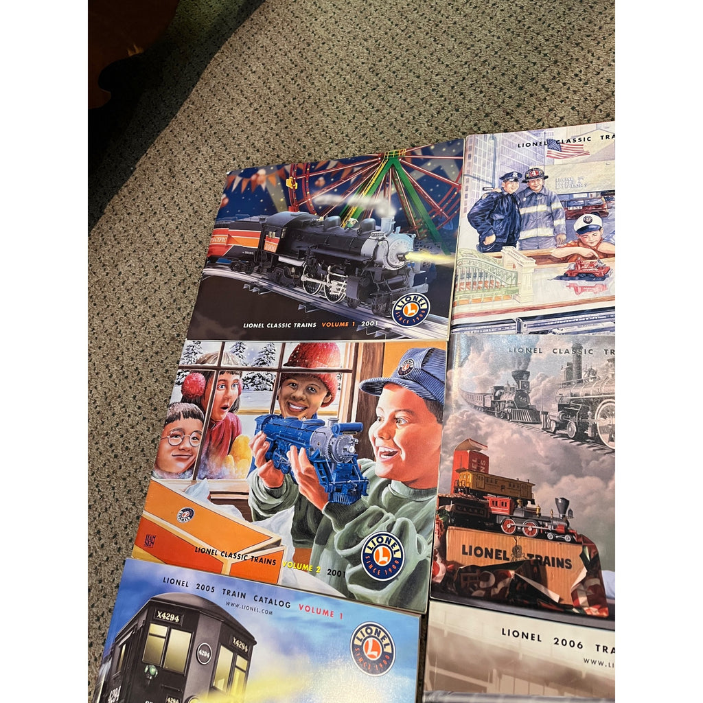 Vintage Lionel Classic Model Trains Advertising Catalogs 2001-2011 + 2018, 2019