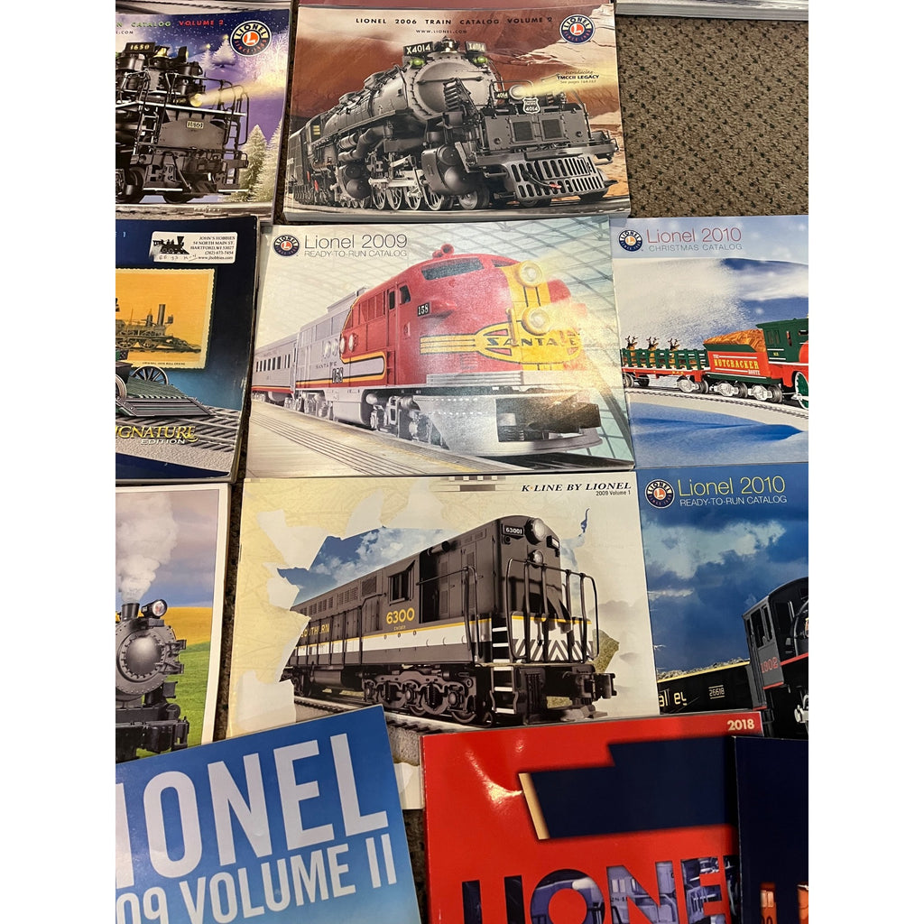 Vintage Lionel Classic Model Trains Advertising Catalogs 2001-2011 + 2018, 2019