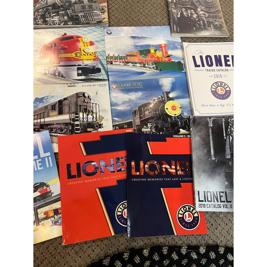 Vintage Lionel Classic Model Trains Advertising Catalogs 2001-2011 + 2018, 2019