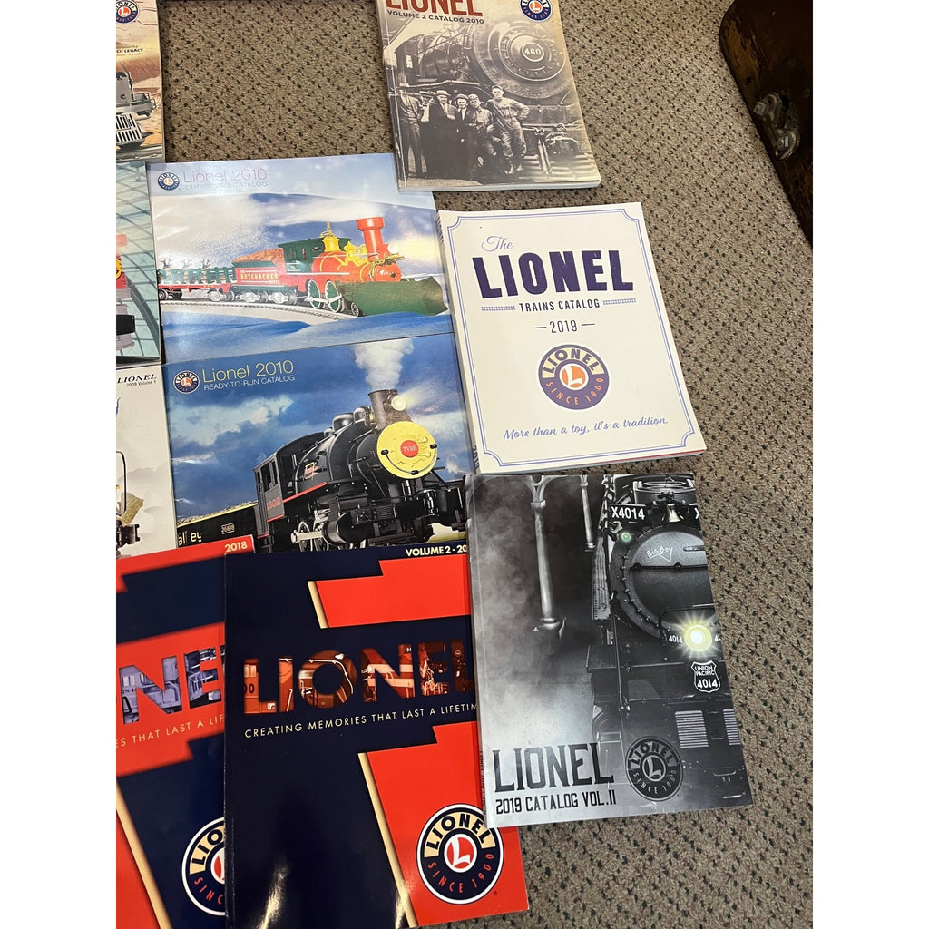 Vintage Lionel Classic Model Trains Advertising Catalogs 2001-2011 + 2018, 2019